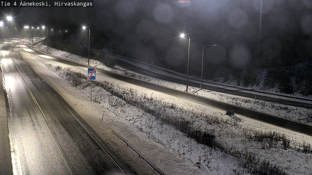 Weather Camera Image Väg 4 Äänekoski, Hirvaskangas, Äänekoski, Keski-Suomi
