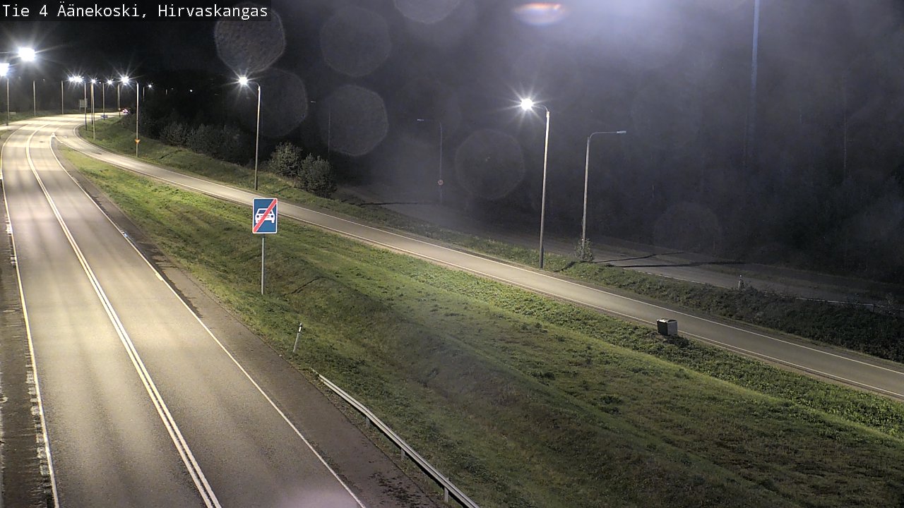 Weather Camera Image Road 4 Äänekoski, Hirvaskangas, Äänekoski, Keski-Suomi