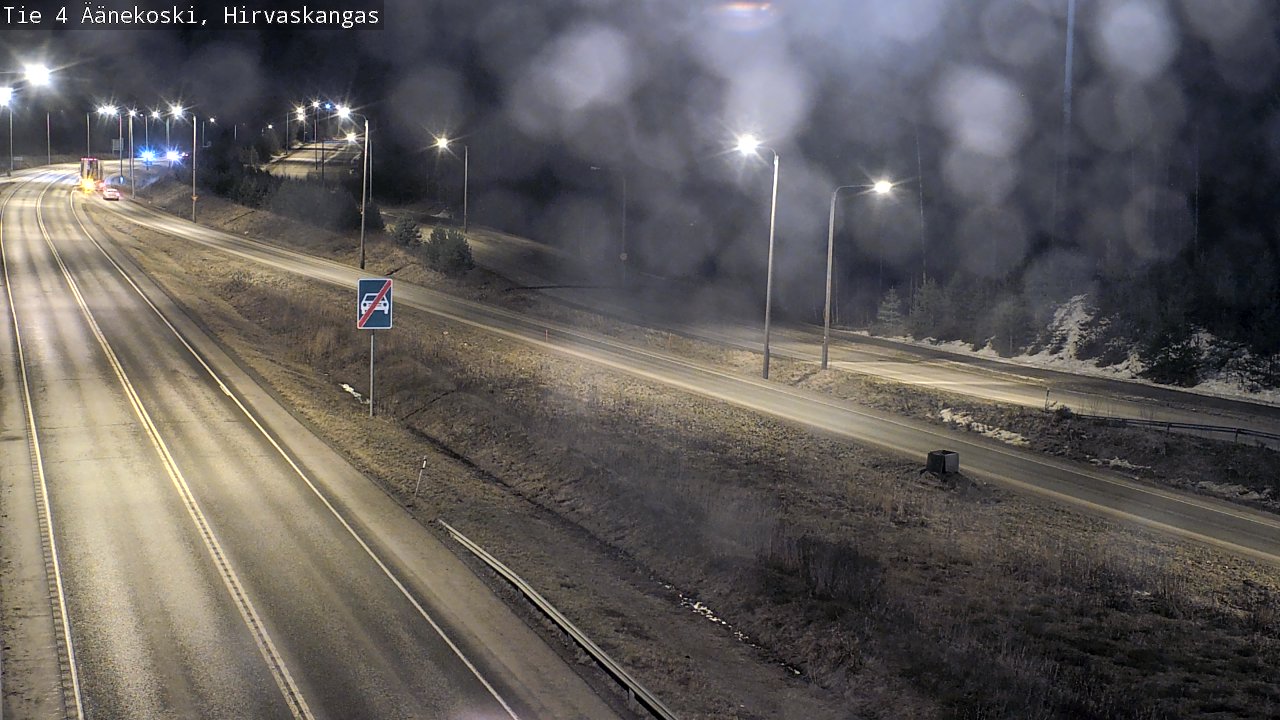 Weather Camera Image Väg 4 Äänekoski, Hirvaskangas, Äänekoski, Keski-Suomi