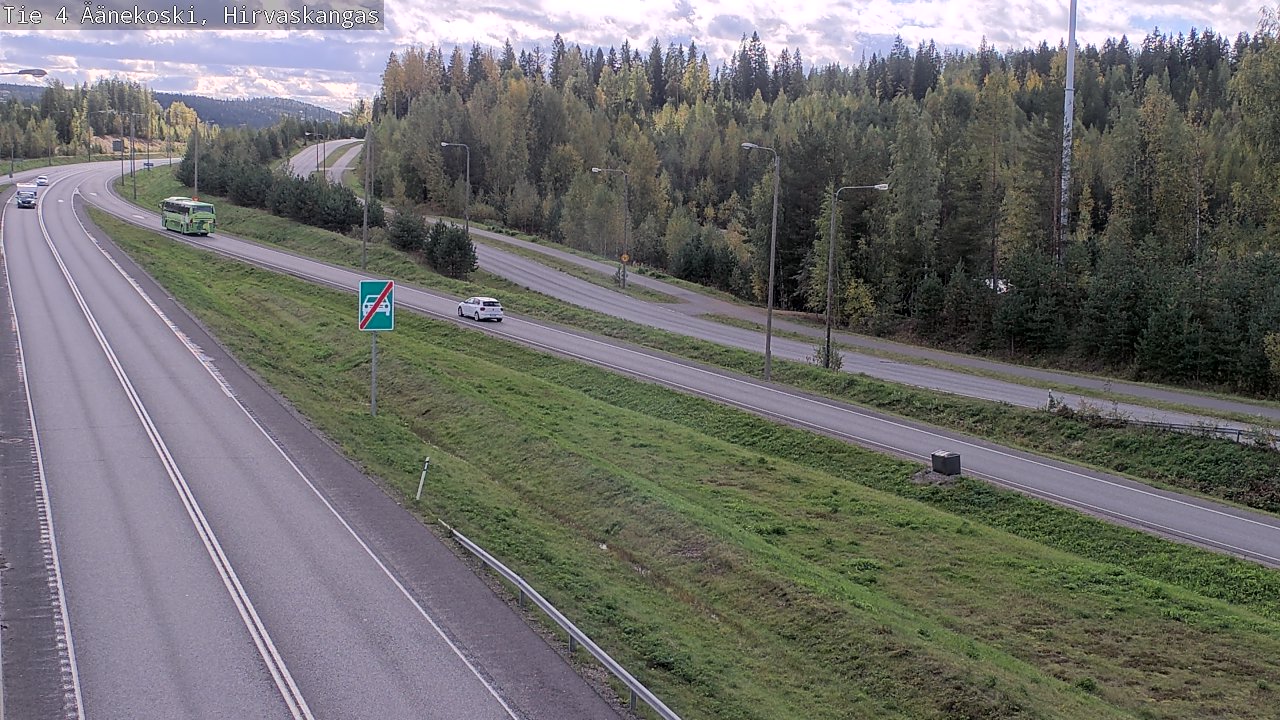 Kelikamerat Kuva Tie 4 Äänekoski, Hirvaskangas, Äänekoski, Keski-Suomi