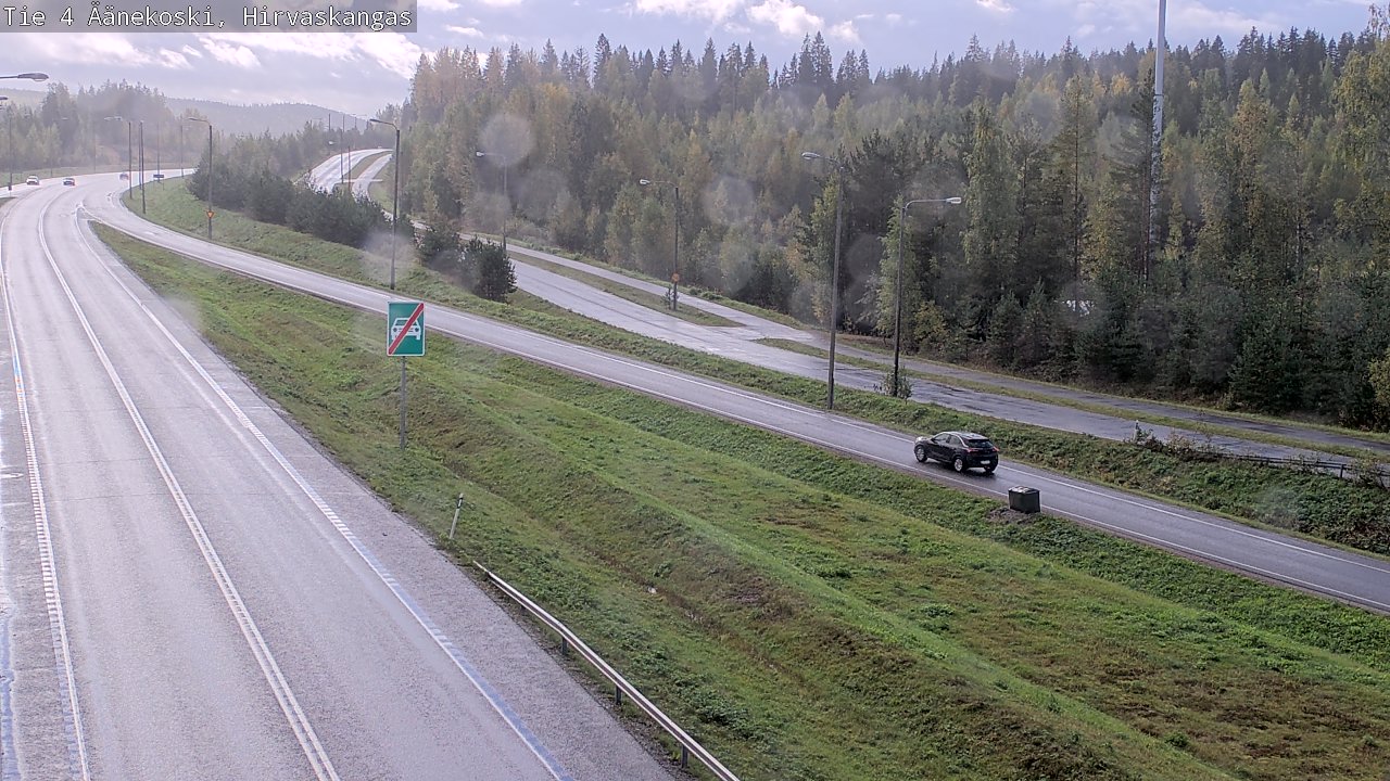 Weather Camera Image Road 4 Äänekoski, Hirvaskangas, Äänekoski, Keski-Suomi