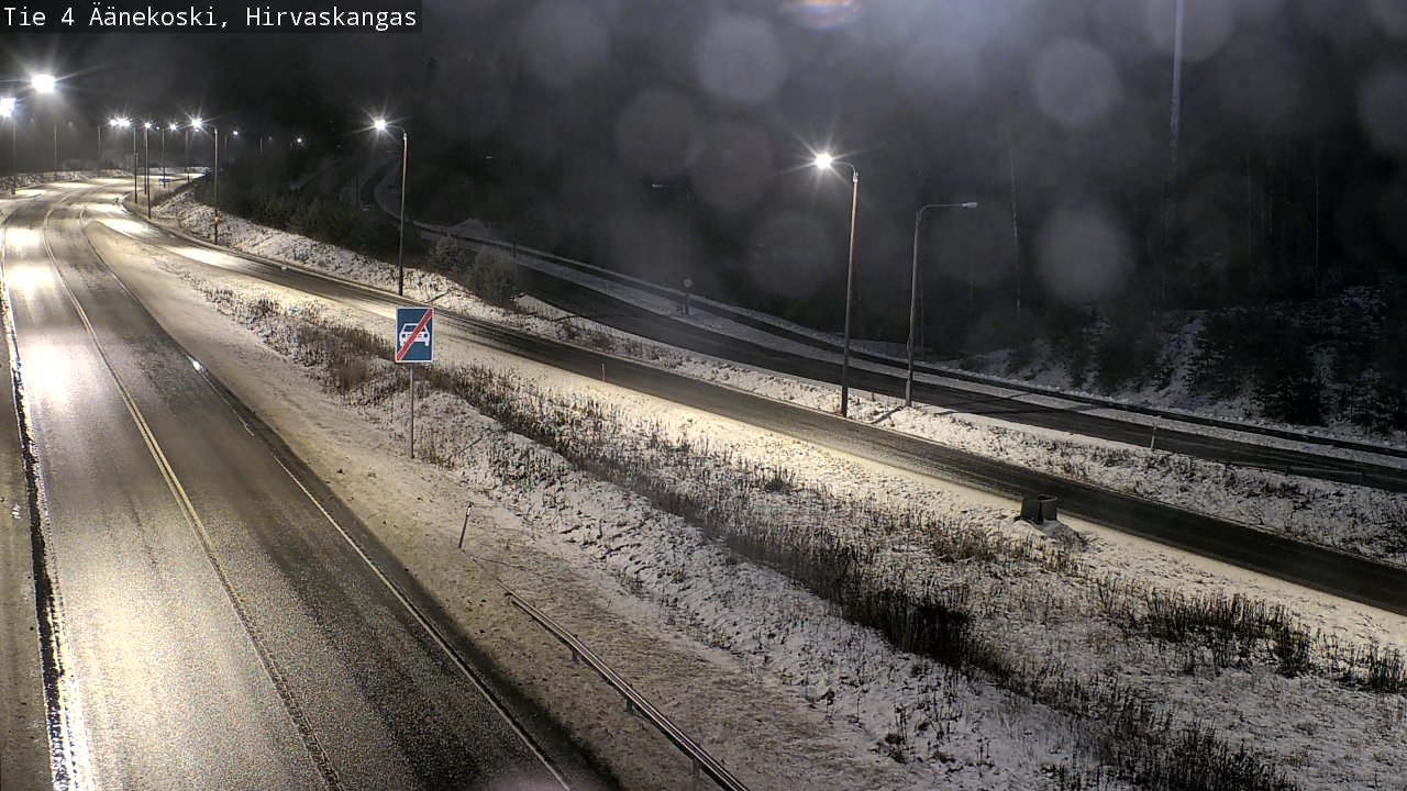 Weather Camera Image Väg 4 Äänekoski, Hirvaskangas, Äänekoski, Keski-Suomi