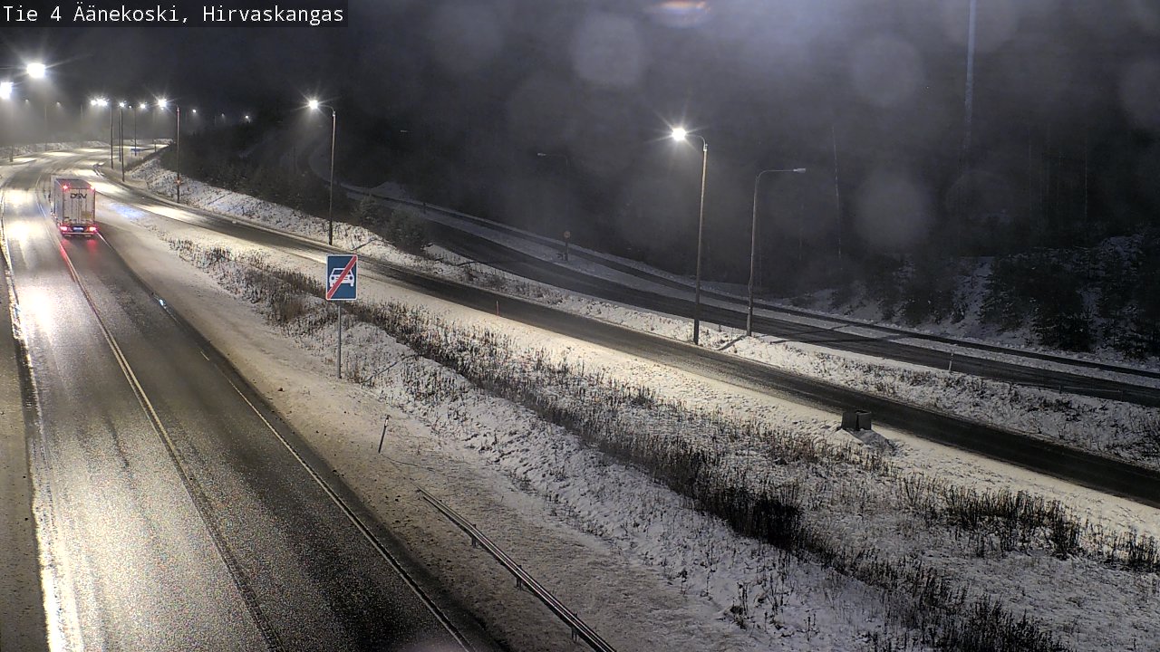 Weather Camera Image Väg 4 Äänekoski, Hirvaskangas, Äänekoski, Keski-Suomi