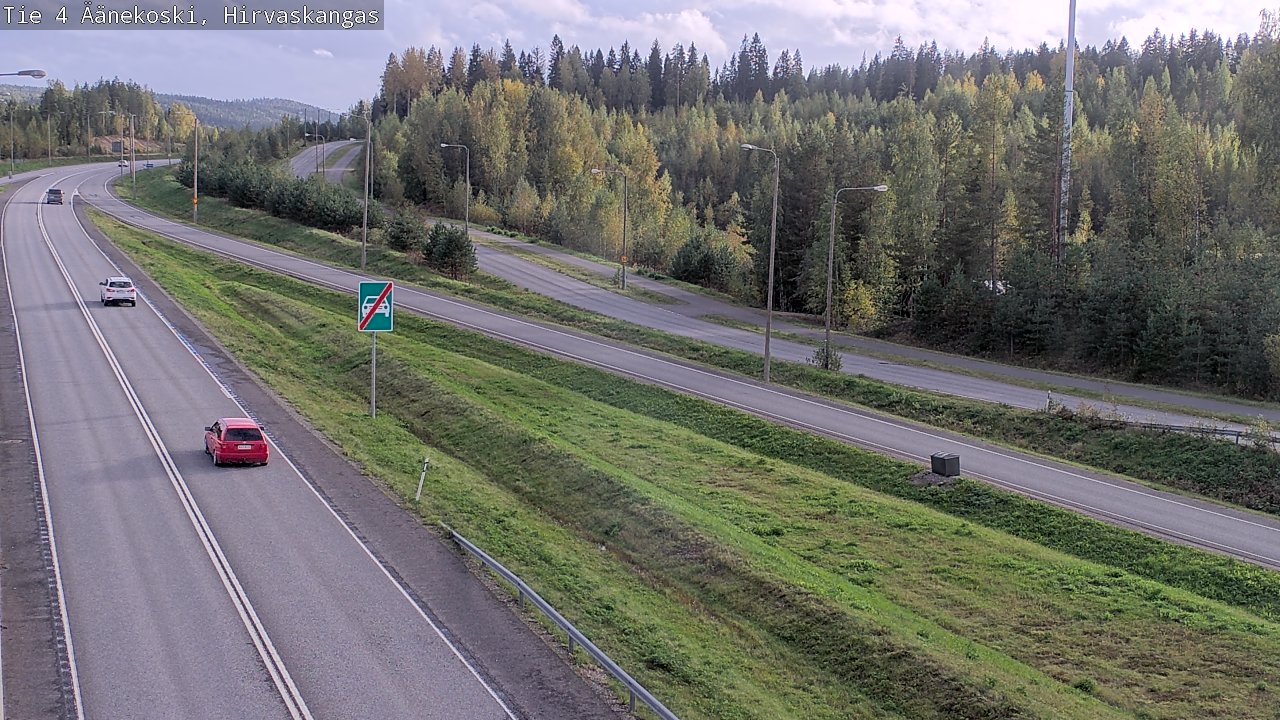 Weather Camera Image Road 4 Äänekoski, Hirvaskangas, Äänekoski, Keski-Suomi