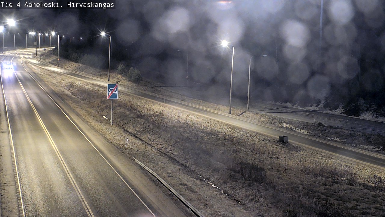 Weather Camera Image Väg 4 Äänekoski, Hirvaskangas, Äänekoski, Keski-Suomi