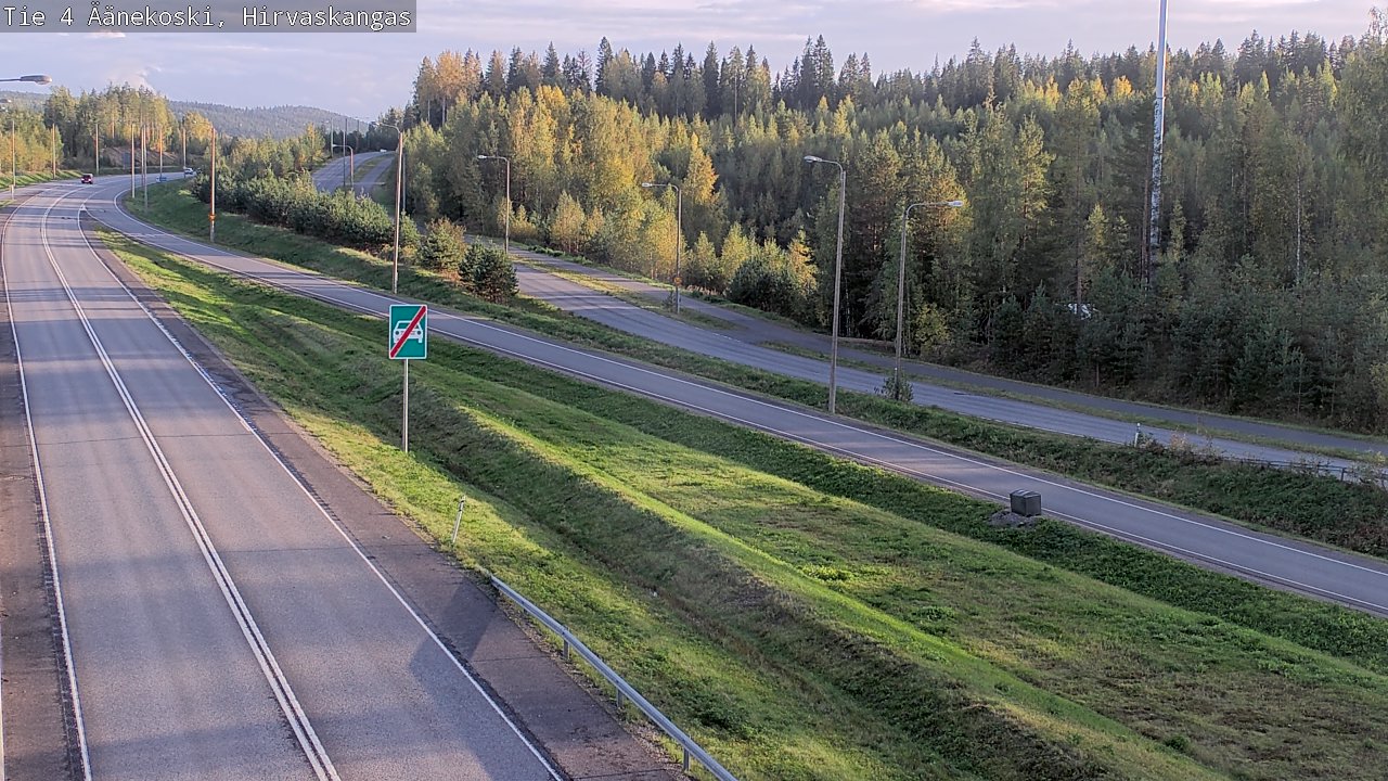 Weather Camera Image Road 4 Äänekoski, Hirvaskangas, Äänekoski, Keski-Suomi
