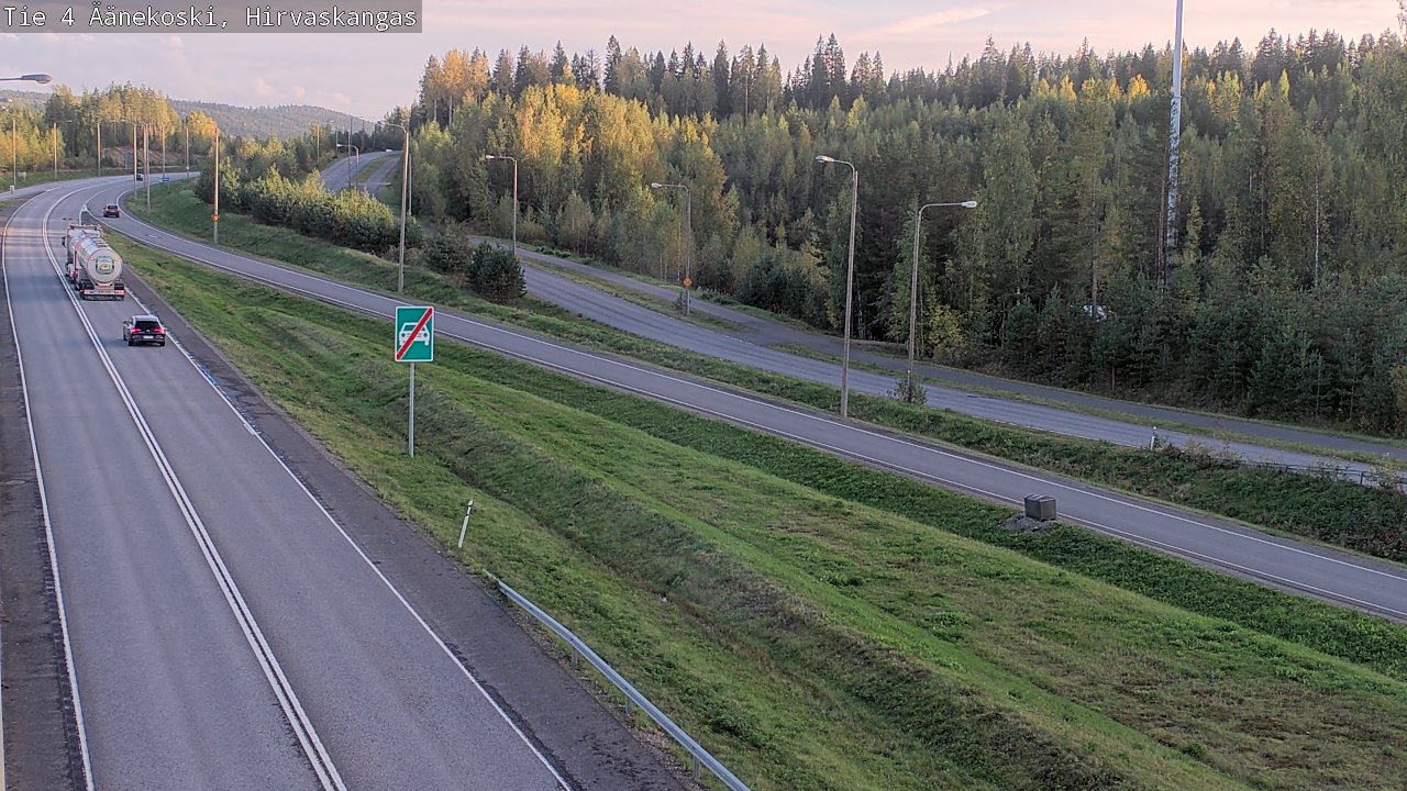 Weather Camera Image Road 4 Äänekoski, Hirvaskangas, Äänekoski, Keski-Suomi