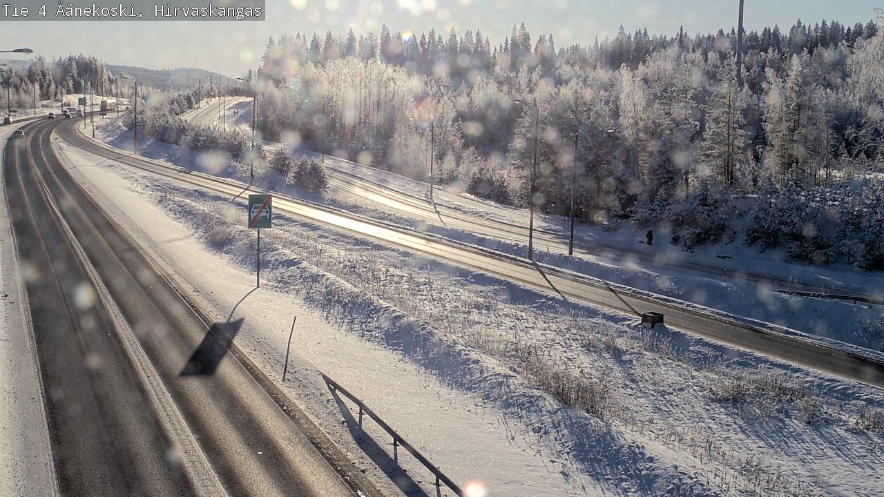 Weather Camera Image Road 4 Äänekoski, Hirvaskangas, Äänekoski, Keski-Suomi