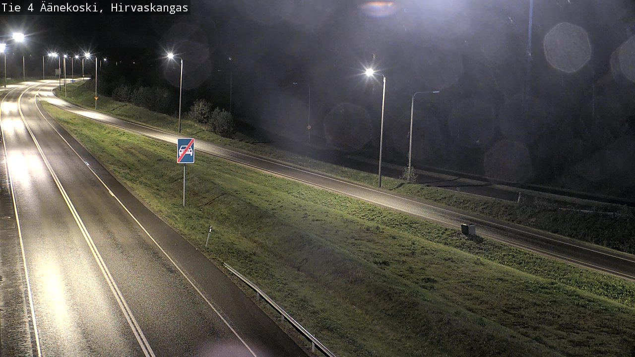 Weather Camera Image Road 4 Äänekoski, Hirvaskangas, Äänekoski, Keski-Suomi