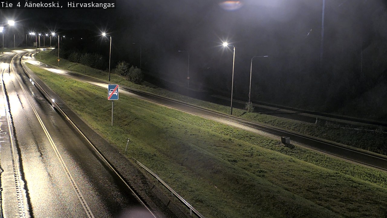 Weather Camera Image Road 4 Äänekoski, Hirvaskangas, Äänekoski, Keski-Suomi