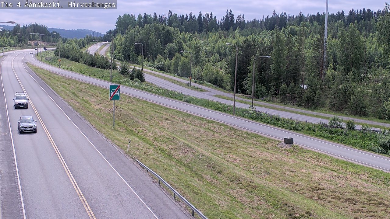 Kelikamerat Kuva Tie 4 Äänekoski, Hirvaskangas, Äänekoski, Keski-Suomi
