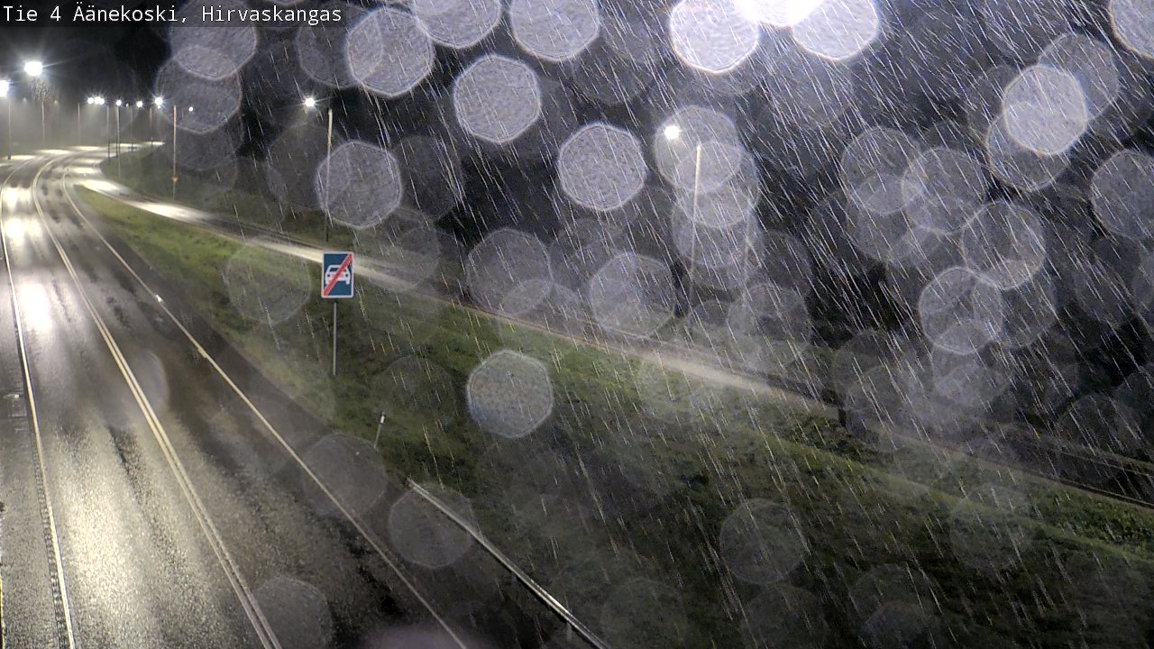 Weather Camera Image Road 4 Äänekoski, Hirvaskangas, Äänekoski, Keski-Suomi