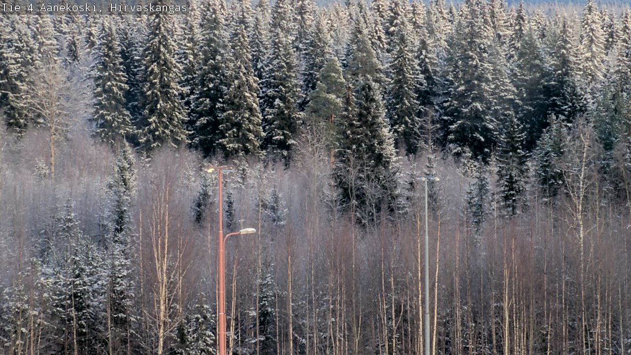 Weather Camera Image Road 4 Äänekoski, Hirvaskangas, Äänekoski, Keski-Suomi