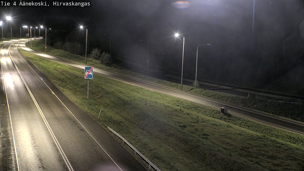 Weather Camera Image Road 4 Äänekoski, Hirvaskangas, Äänekoski, Keski-Suomi