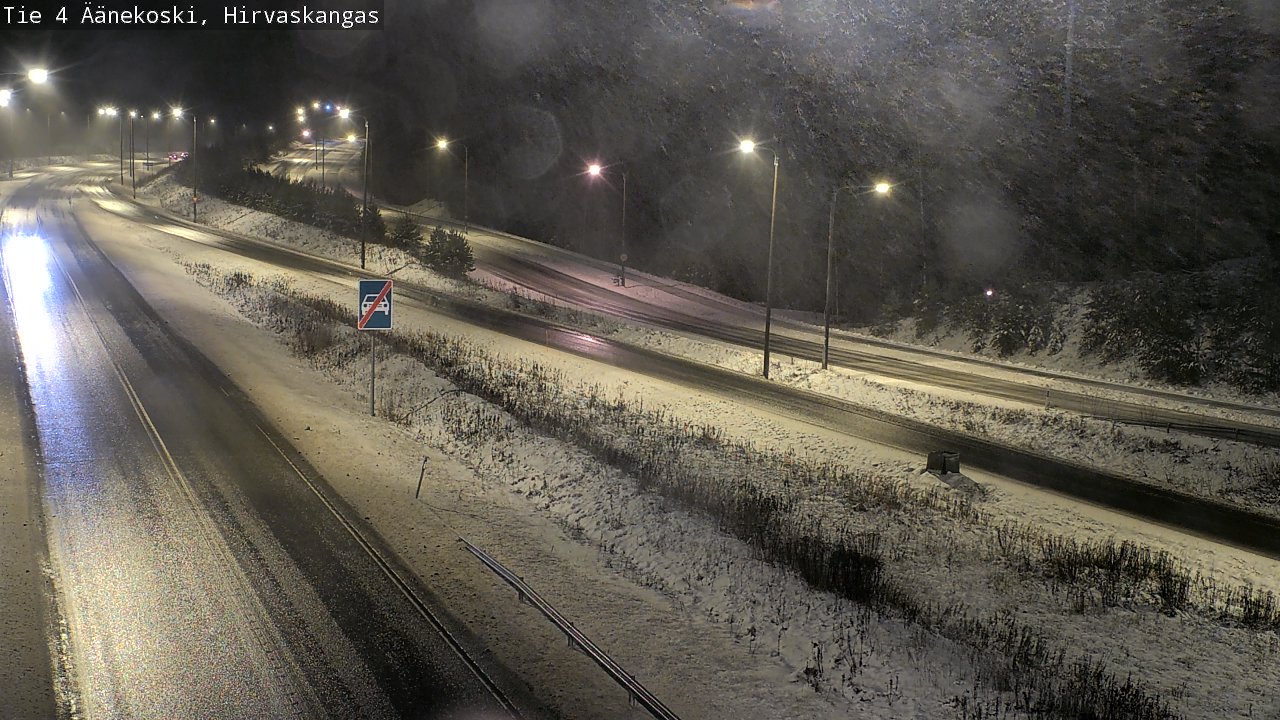 Weather Camera Image Väg 4 Äänekoski, Hirvaskangas, Äänekoski, Keski-Suomi