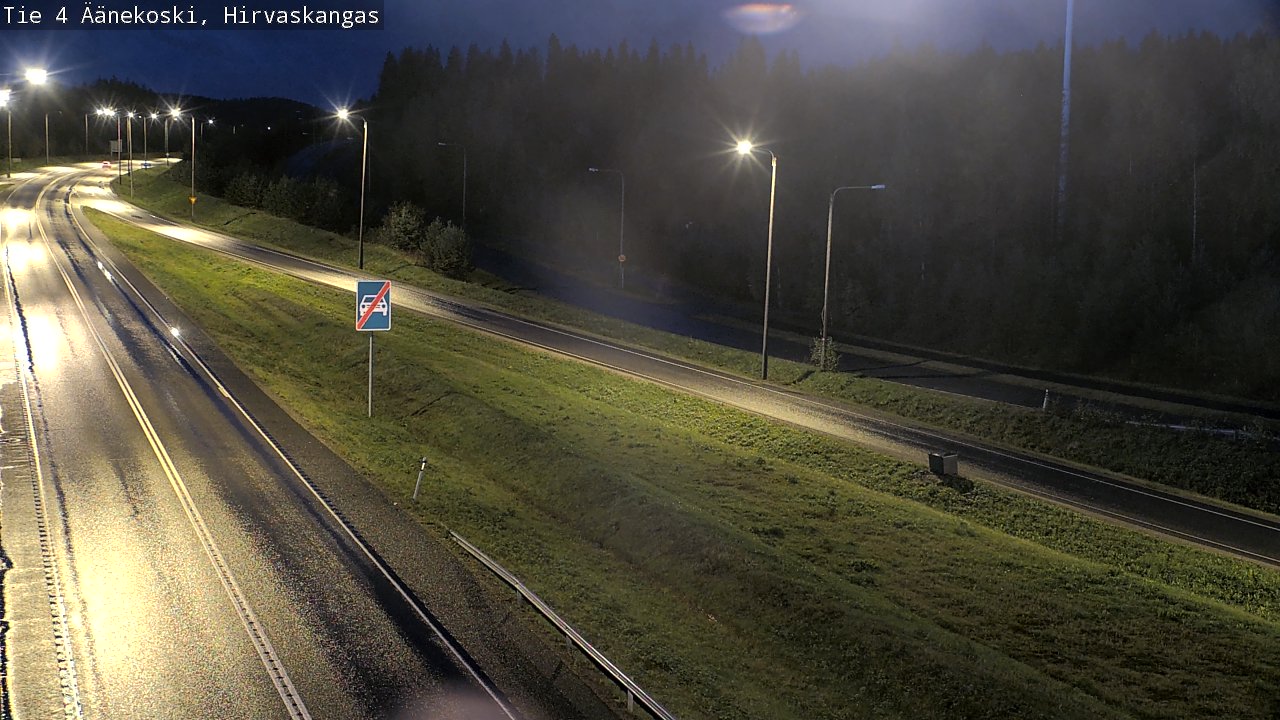 Weather Camera Image Road 4 Äänekoski, Hirvaskangas, Äänekoski, Keski-Suomi