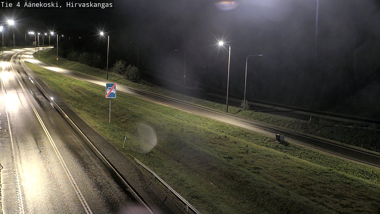 Weather Camera Image Road 4 Äänekoski, Hirvaskangas, Äänekoski, Keski-Suomi