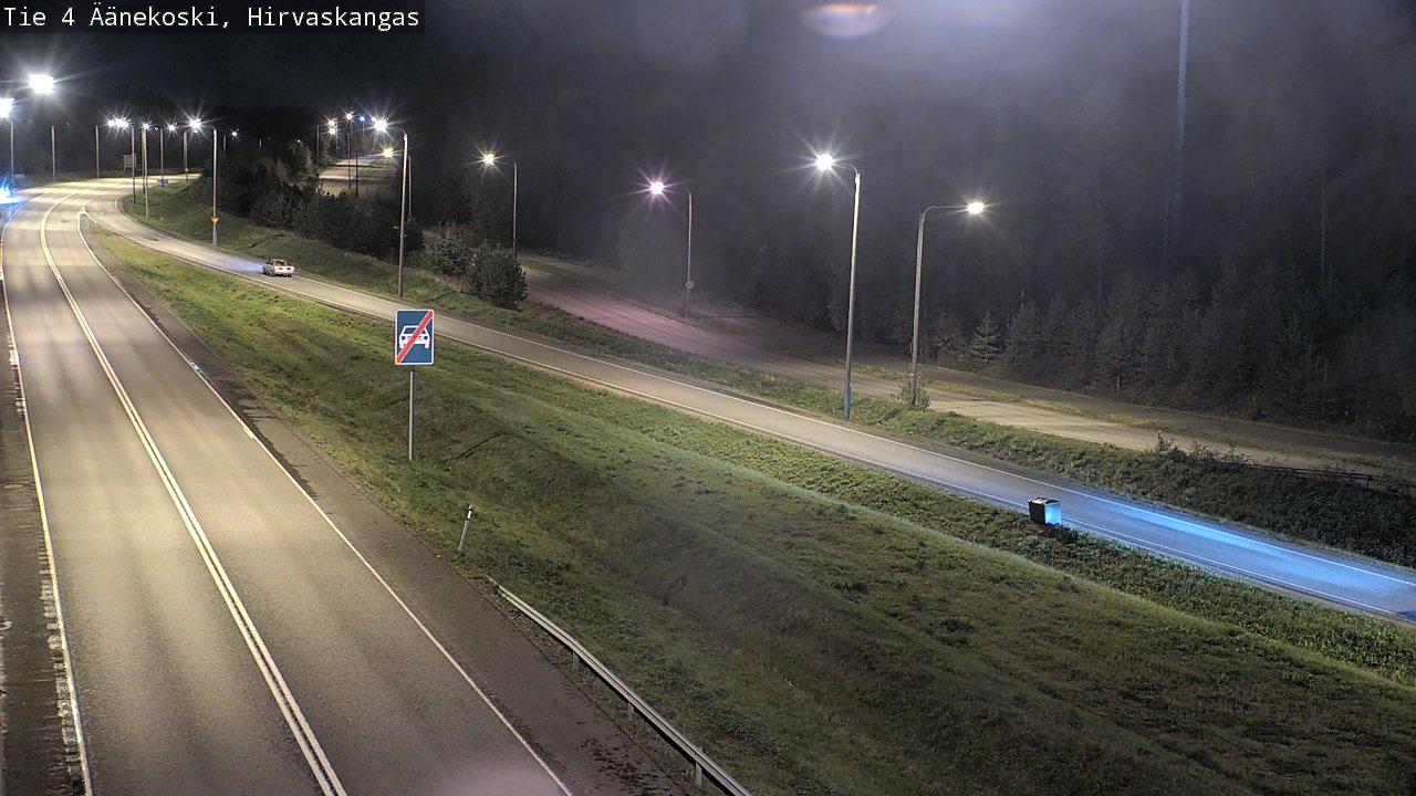 Weather Camera Image Road 4 Äänekoski, Hirvaskangas, Äänekoski, Keski-Suomi