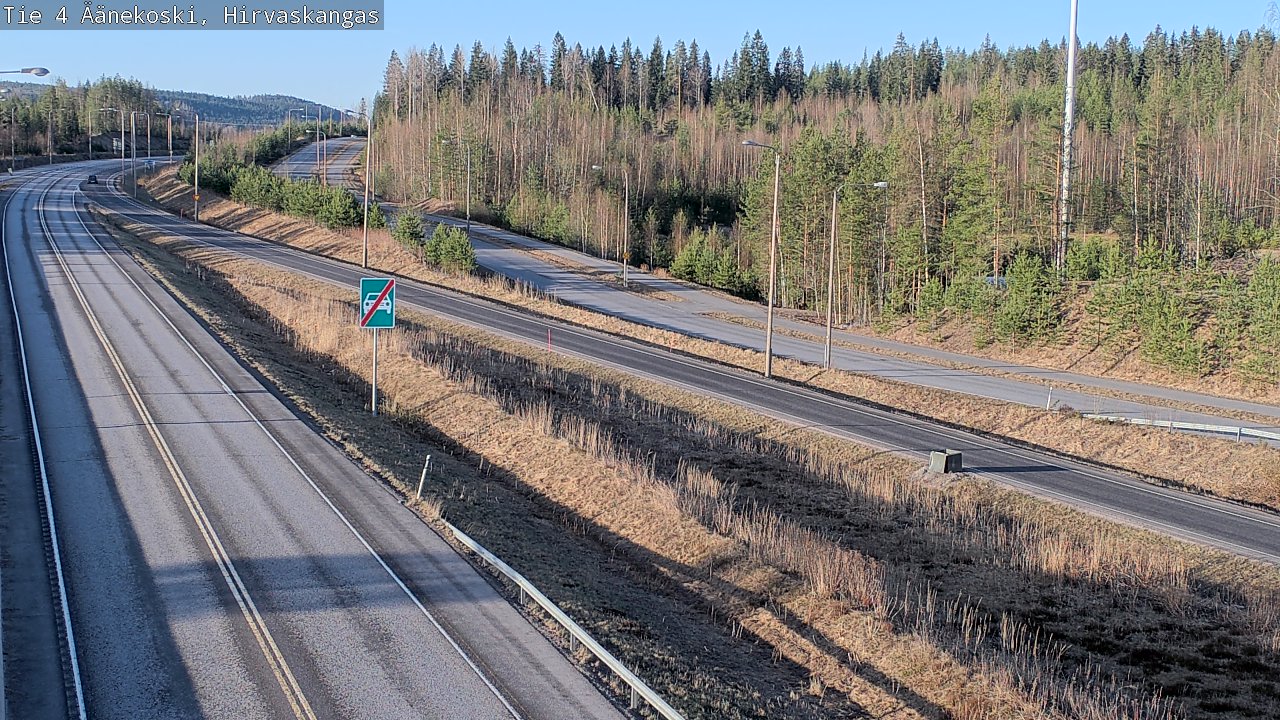 Kelikamerat Kuva Tie 4 Äänekoski, Hirvaskangas, Äänekoski, Keski-Suomi