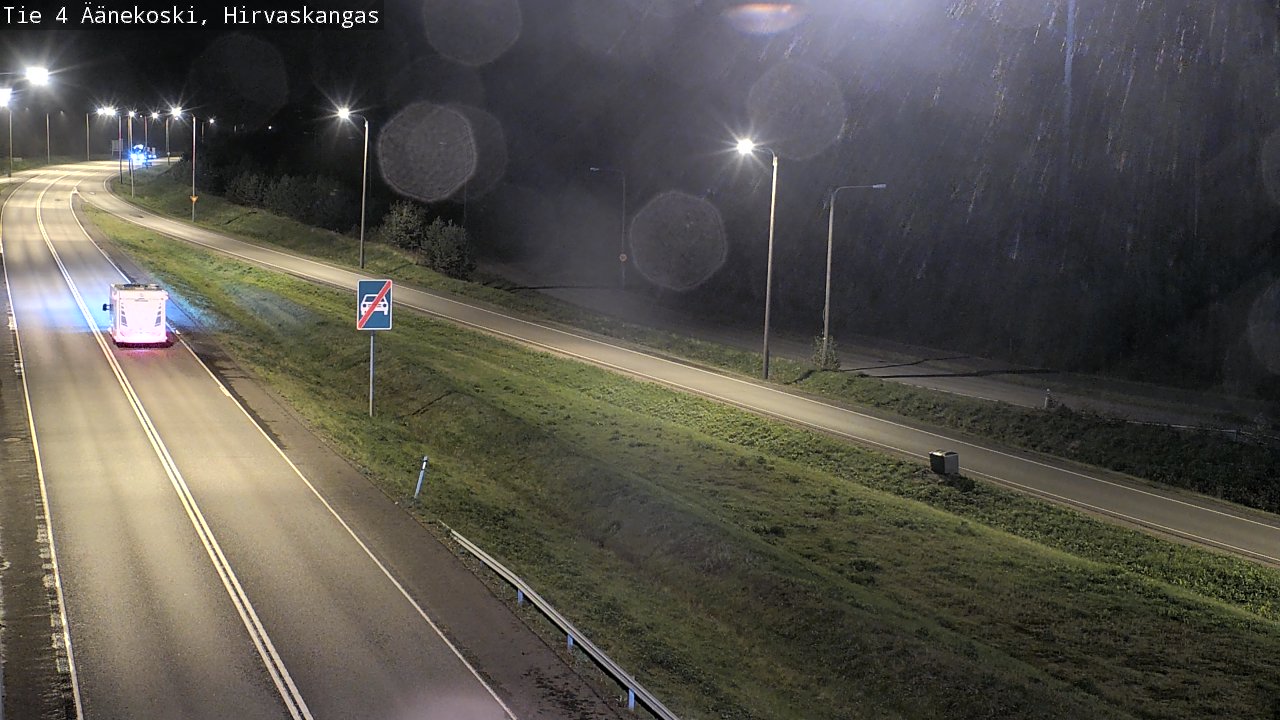 Weather Camera Image Road 4 Äänekoski, Hirvaskangas, Äänekoski, Keski-Suomi