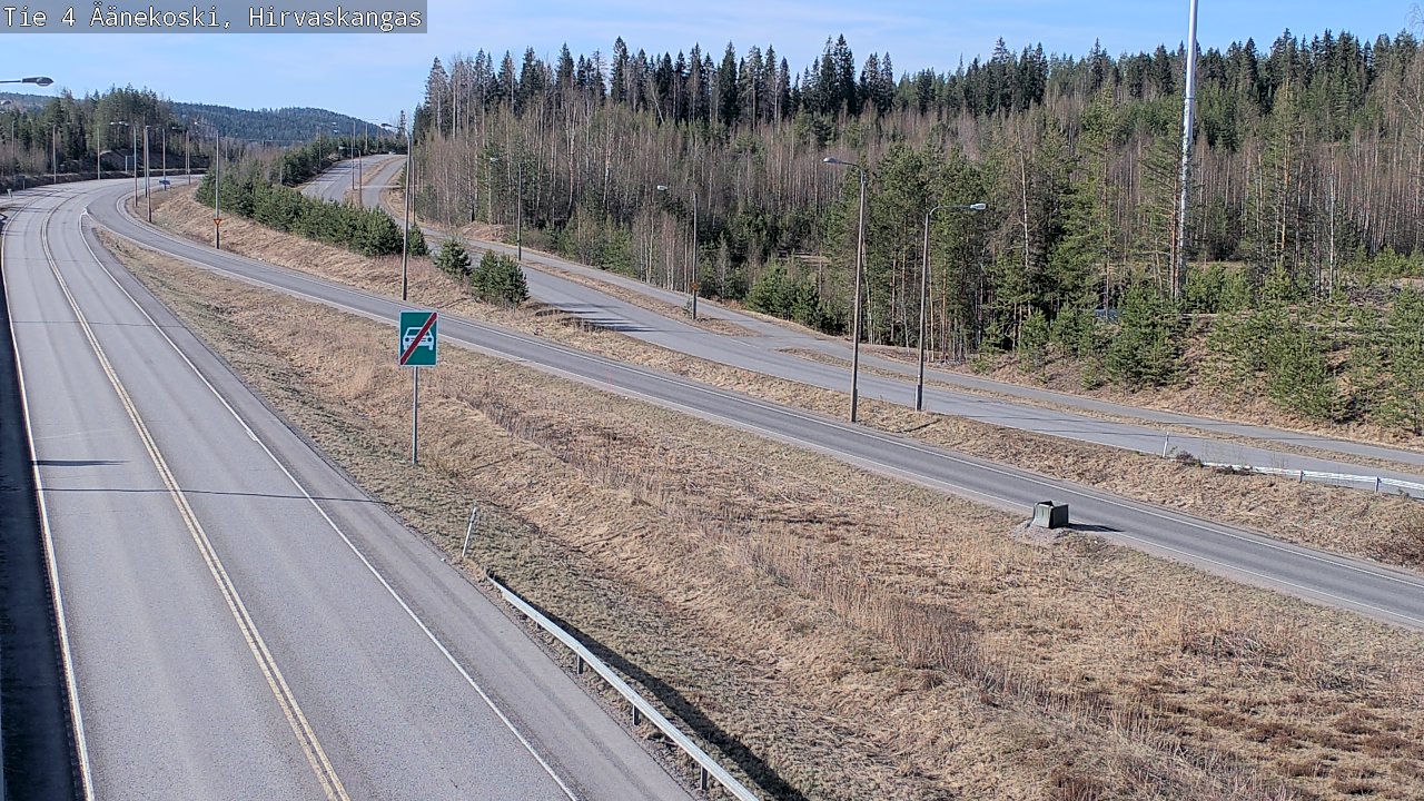 Kelikamerat Kuva Tie 4 Äänekoski, Hirvaskangas, Äänekoski, Keski-Suomi