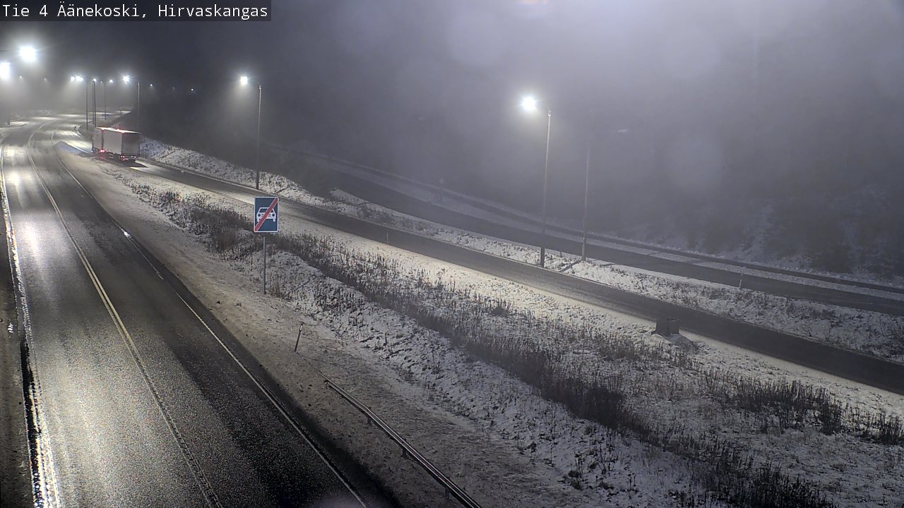 Weather Camera Image Väg 4 Äänekoski, Hirvaskangas, Äänekoski, Keski-Suomi