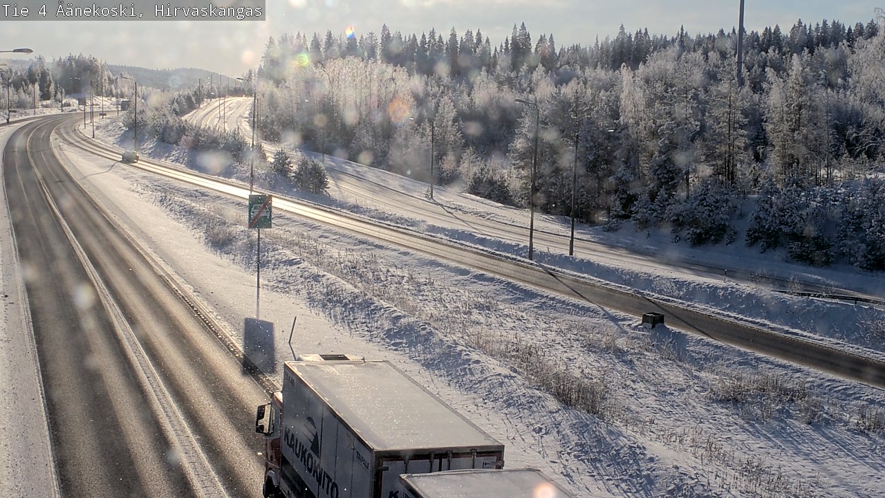 Weather Camera Image Road 4 Äänekoski, Hirvaskangas, Äänekoski, Keski-Suomi