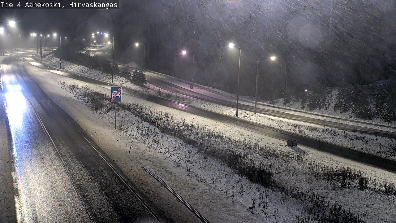 Weather Camera Image Väg 4 Äänekoski, Hirvaskangas, Äänekoski, Keski-Suomi