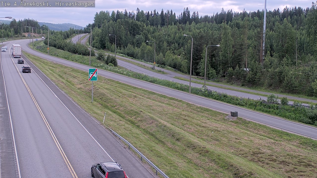 Kelikamerat Kuva Tie 4 Äänekoski, Hirvaskangas, Äänekoski, Keski-Suomi