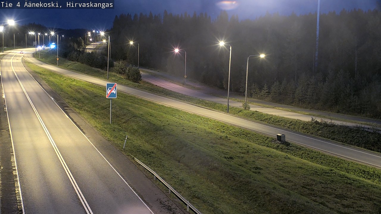Weather Camera Image Road 4 Äänekoski, Hirvaskangas, Äänekoski, Keski-Suomi