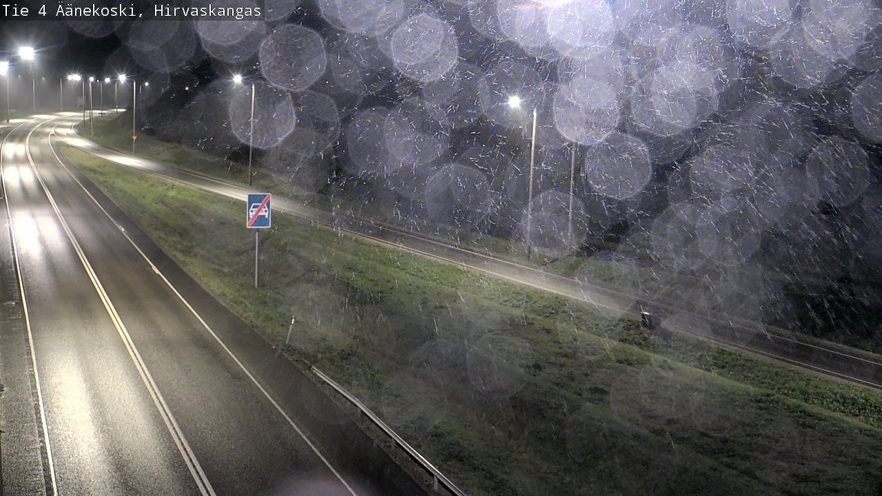 Weather Camera Image Road 4 Äänekoski, Hirvaskangas, Äänekoski, Keski-Suomi