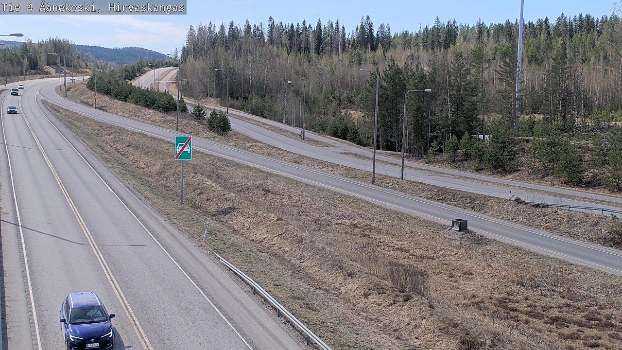 Kelikamerat Kuva Tie 4 Äänekoski, Hirvaskangas, Äänekoski, Keski-Suomi