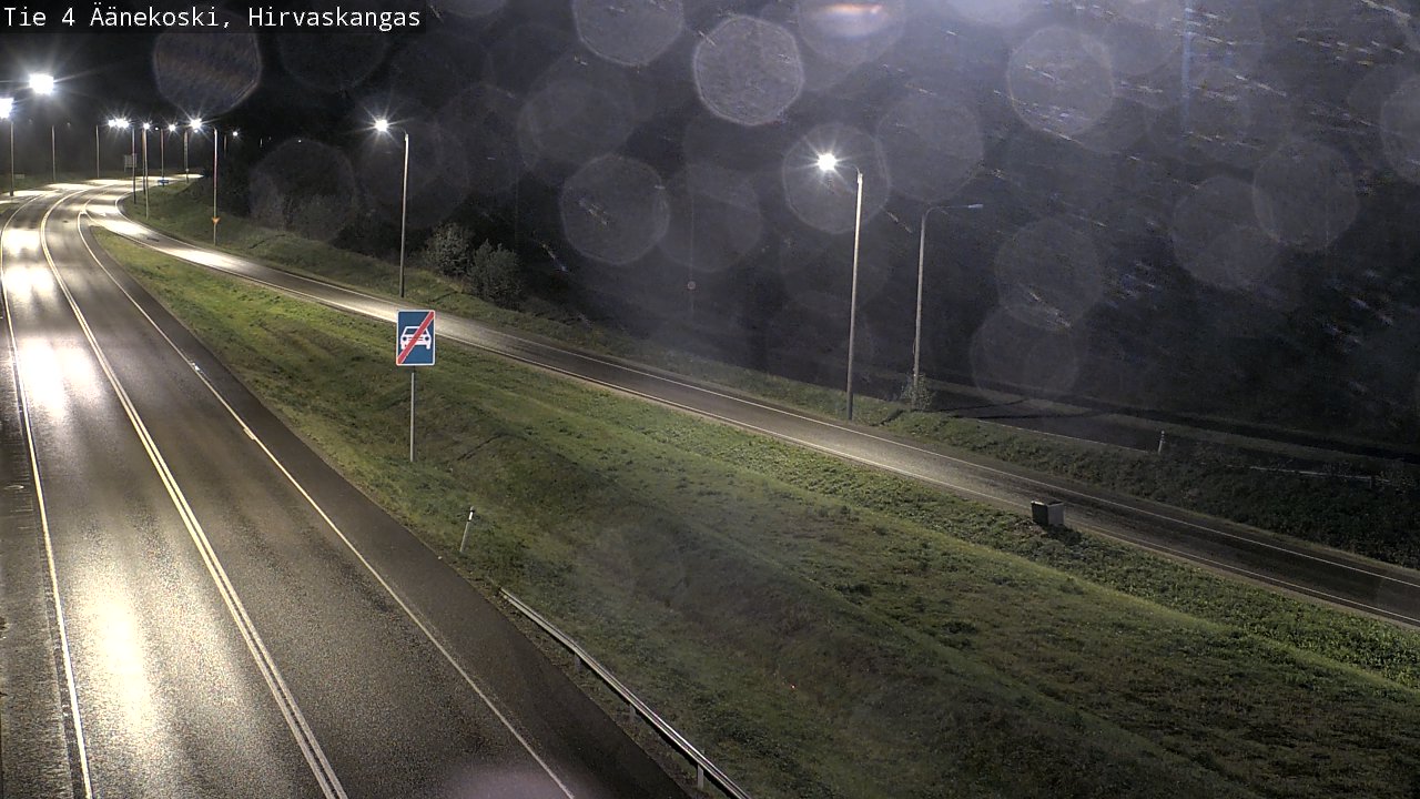 Weather Camera Image Road 4 Äänekoski, Hirvaskangas, Äänekoski, Keski-Suomi