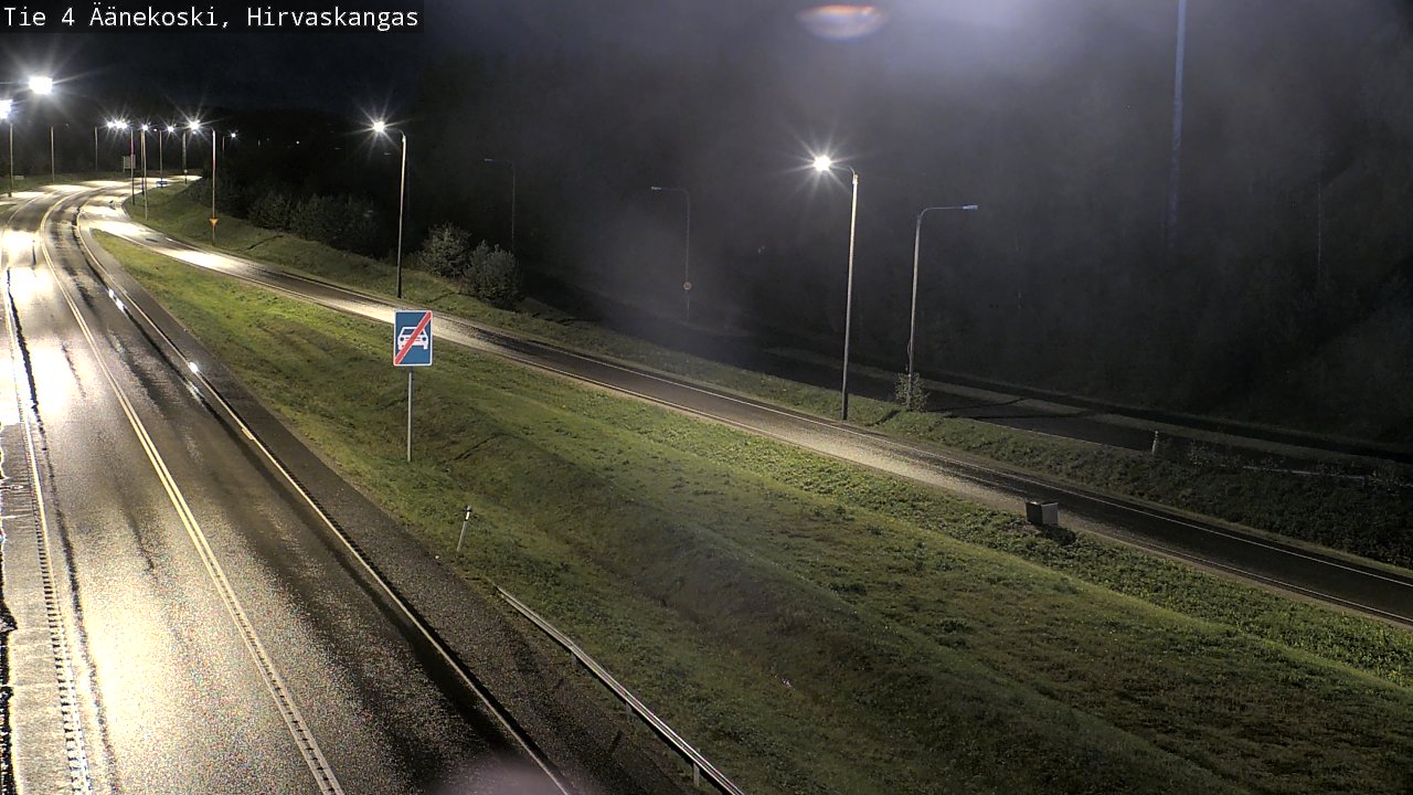 Weather Camera Image Road 4 Äänekoski, Hirvaskangas, Äänekoski, Keski-Suomi