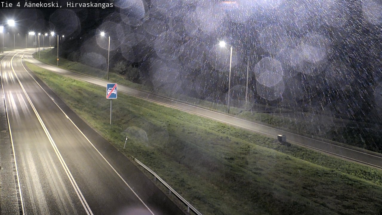 Weather Camera Image Road 4 Äänekoski, Hirvaskangas, Äänekoski, Keski-Suomi