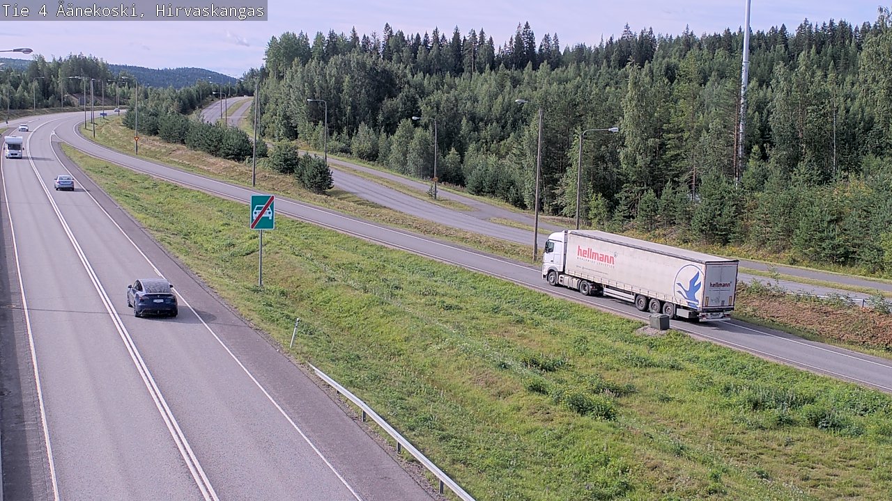 Kelikamerat Kuva Tie 4 Äänekoski, Hirvaskangas, Äänekoski, Keski-Suomi