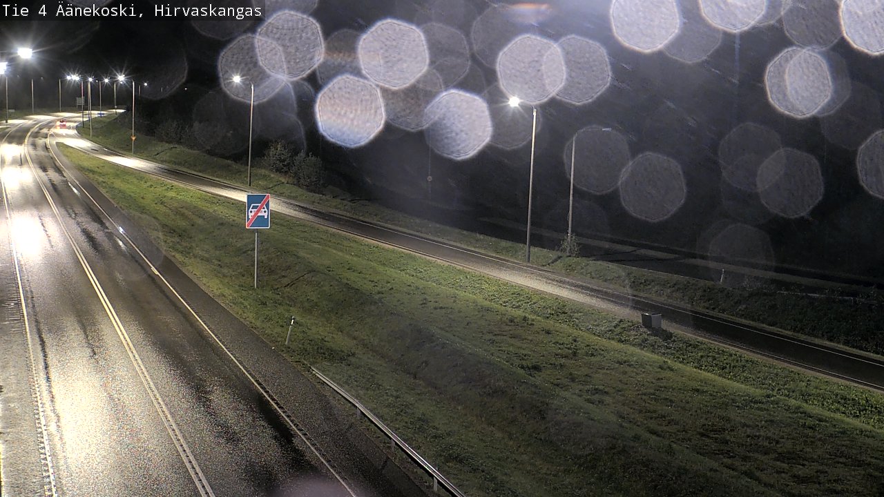 Weather Camera Image Road 4 Äänekoski, Hirvaskangas, Äänekoski, Keski-Suomi