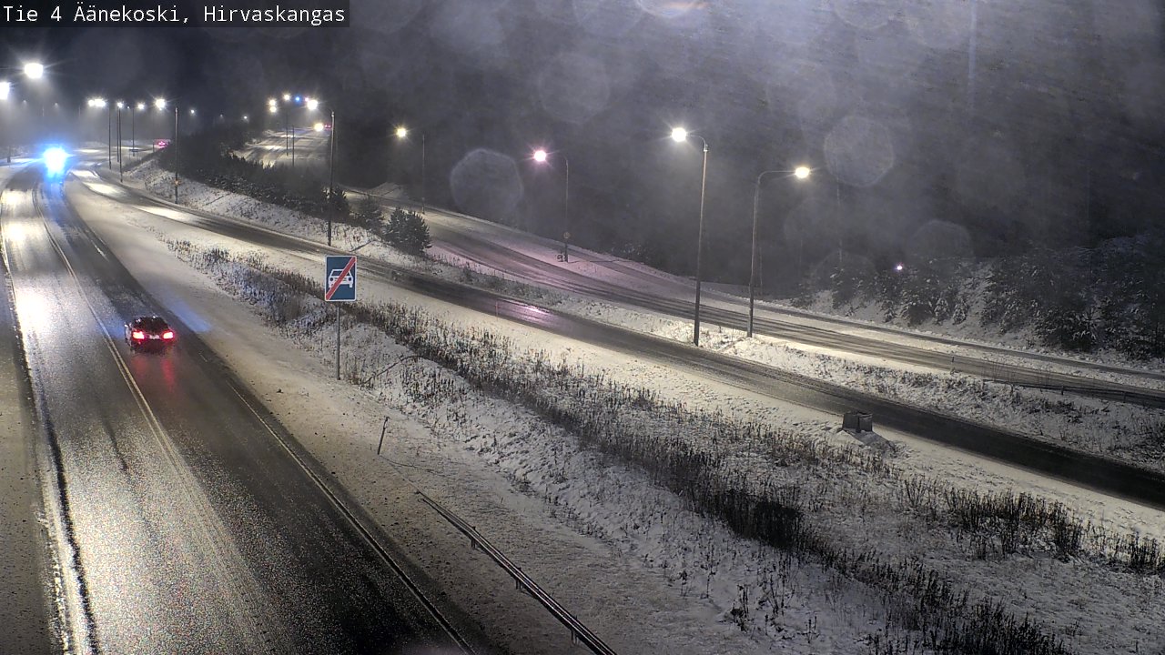 Weather Camera Image Väg 4 Äänekoski, Hirvaskangas, Äänekoski, Keski-Suomi