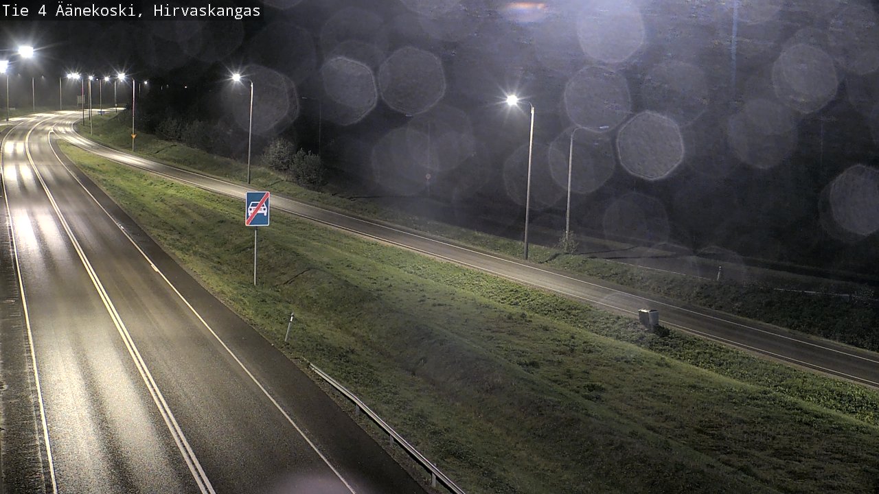 Weather Camera Image Road 4 Äänekoski, Hirvaskangas, Äänekoski, Keski-Suomi
