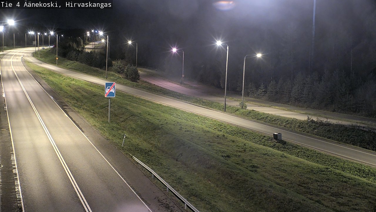 Weather Camera Image Road 4 Äänekoski, Hirvaskangas, Äänekoski, Keski-Suomi