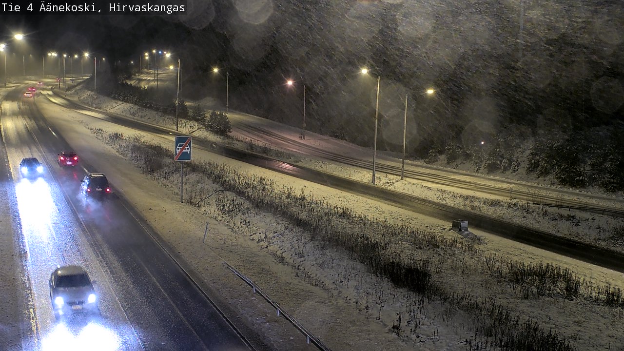 Weather Camera Image Väg 4 Äänekoski, Hirvaskangas, Äänekoski, Keski-Suomi