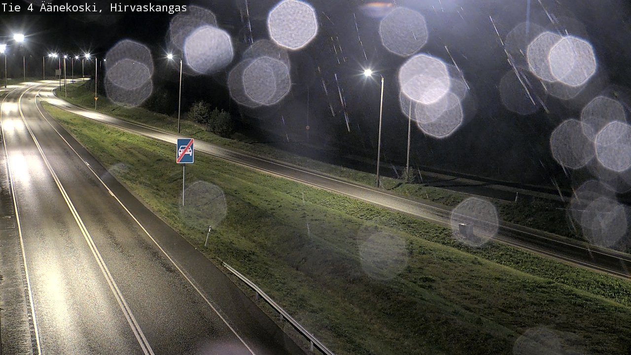 Weather Camera Image Road 4 Äänekoski, Hirvaskangas, Äänekoski, Keski-Suomi