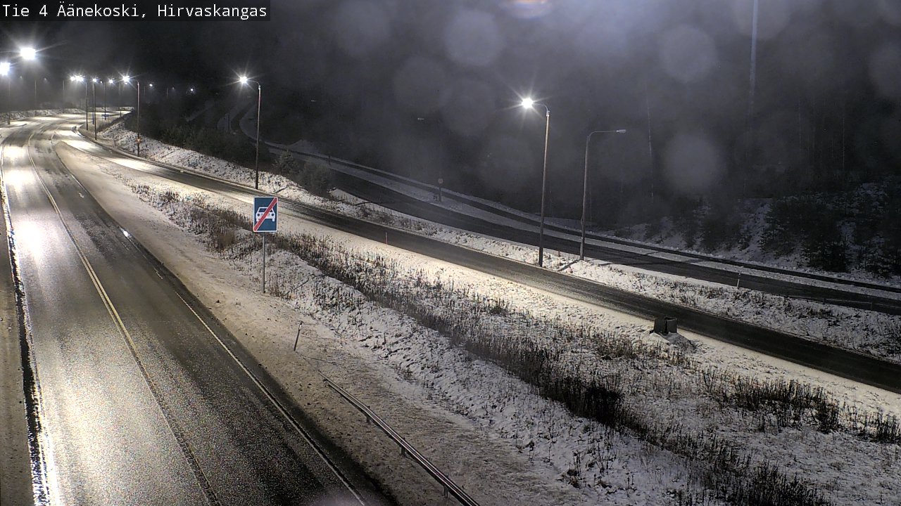 Weather Camera Image Väg 4 Äänekoski, Hirvaskangas, Äänekoski, Keski-Suomi