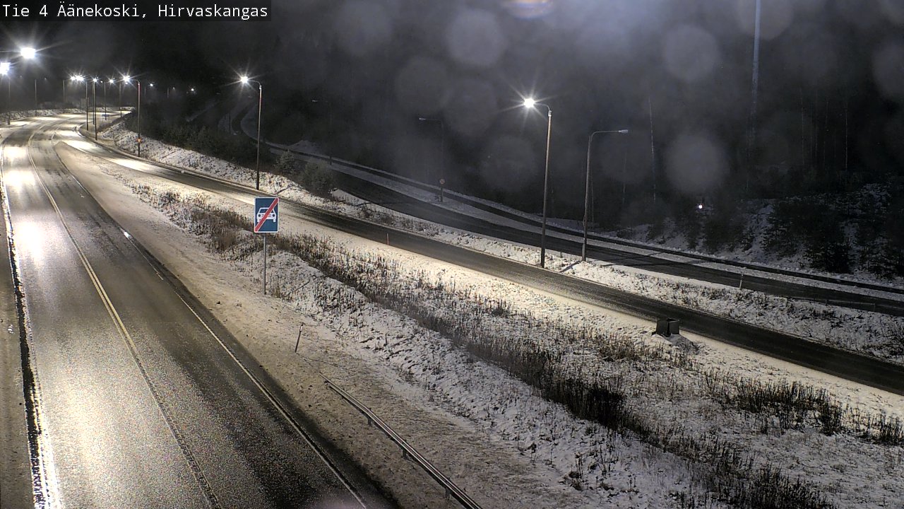 Weather Camera Image Väg 4 Äänekoski, Hirvaskangas, Äänekoski, Keski-Suomi