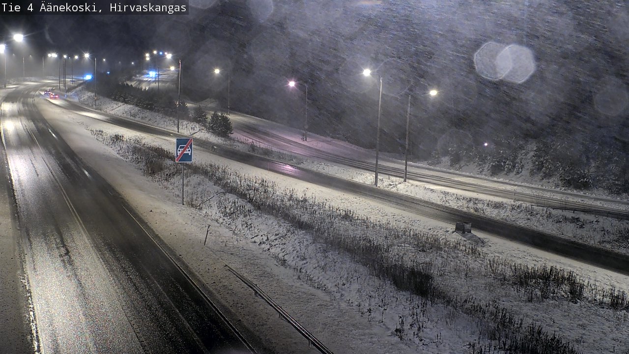 Weather Camera Image Väg 4 Äänekoski, Hirvaskangas, Äänekoski, Keski-Suomi