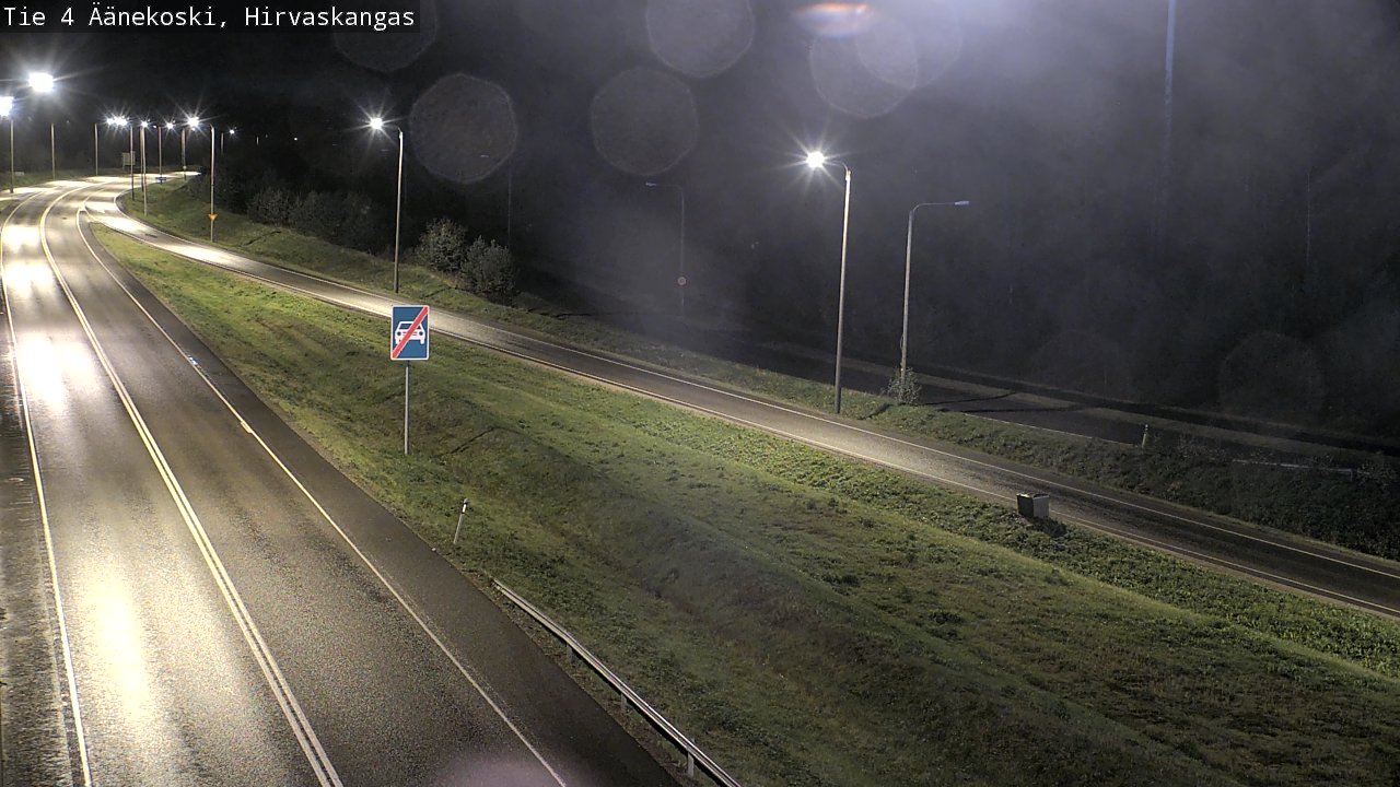 Weather Camera Image Road 4 Äänekoski, Hirvaskangas, Äänekoski, Keski-Suomi