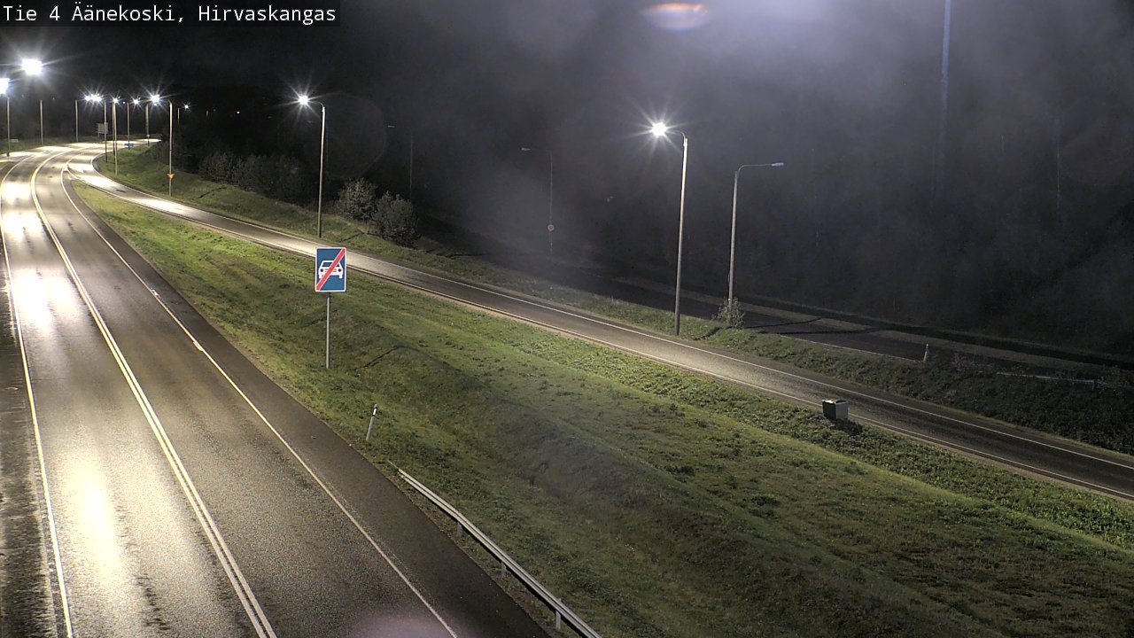 Weather Camera Image Road 4 Äänekoski, Hirvaskangas, Äänekoski, Keski-Suomi