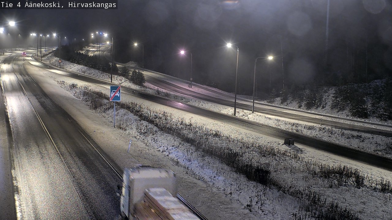 Weather Camera Image Väg 4 Äänekoski, Hirvaskangas, Äänekoski, Keski-Suomi