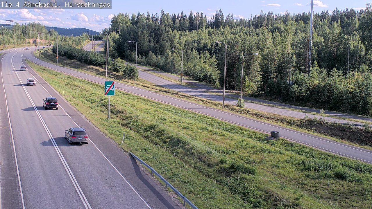 Kelikamerat Kuva Tie 4 Äänekoski, Hirvaskangas, Äänekoski, Keski-Suomi