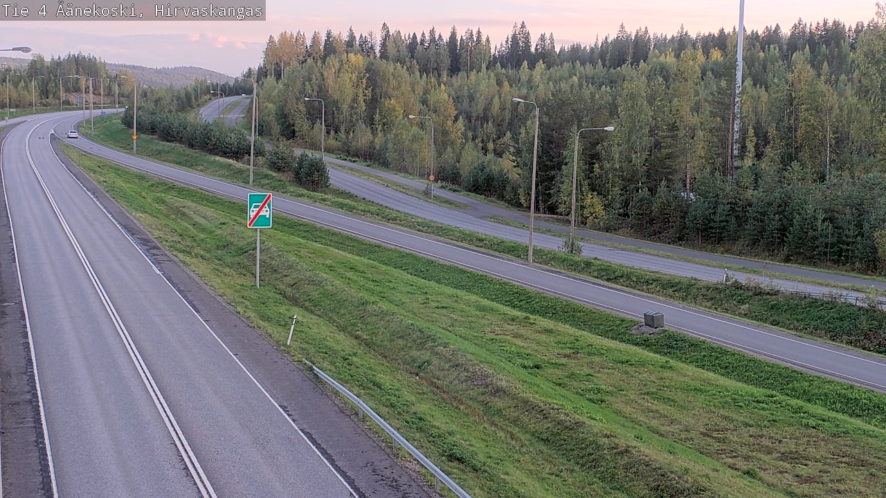 Weather Camera Image Road 4 Äänekoski, Hirvaskangas, Äänekoski, Keski-Suomi